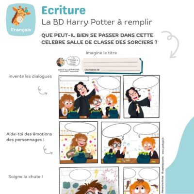 Une BD à remplir