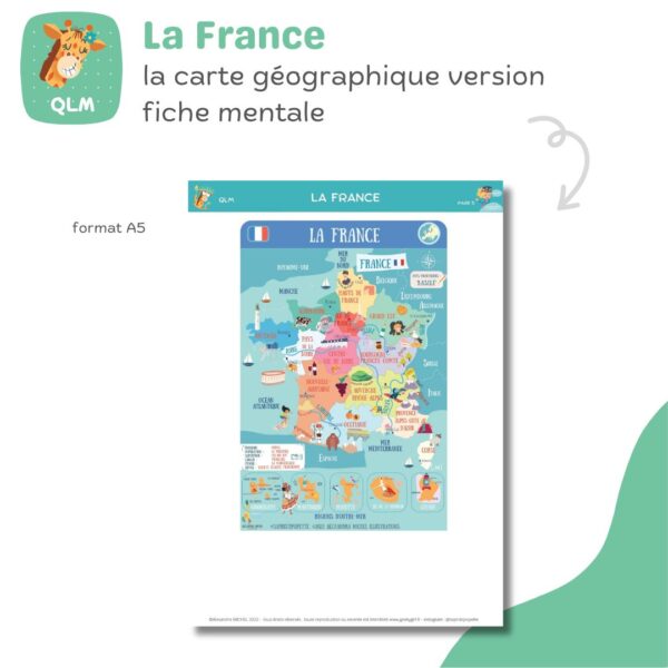 Carte mentale france geographie