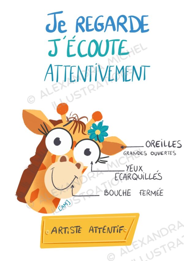 règles classe écoute attentive