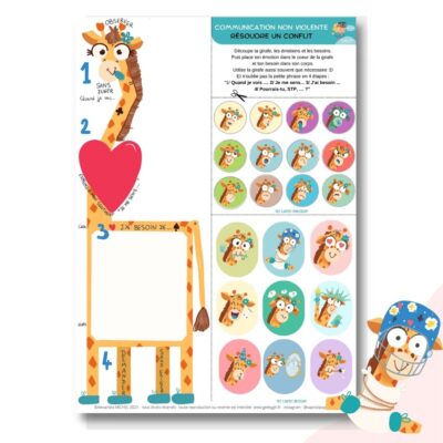 Livret « bien communiquer avec la méthode girafe - CNV. »