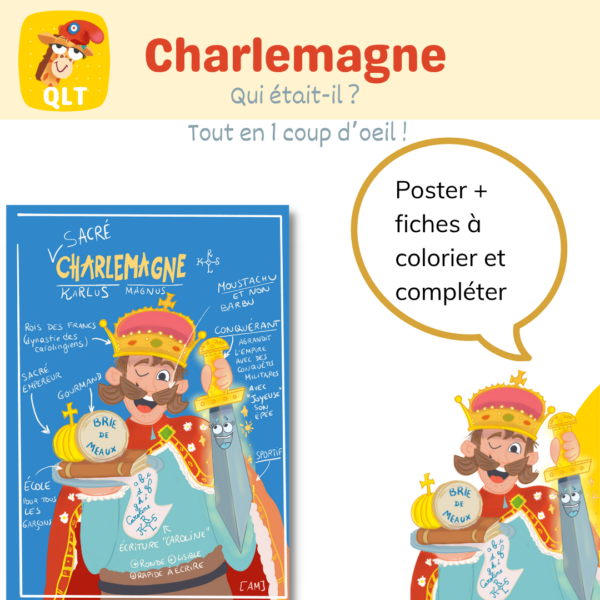 fiche-mentale-charlemagne poster Charlemagne tout en 1