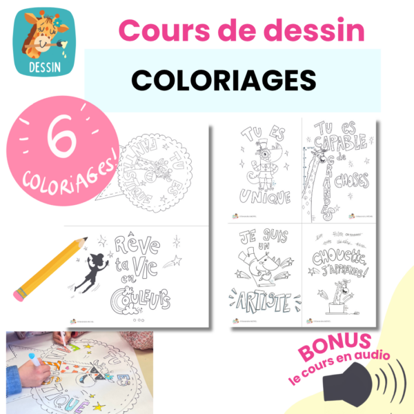 coloriages à imprimer pour booster la confiance en soi ! coloriages booster de confiance !