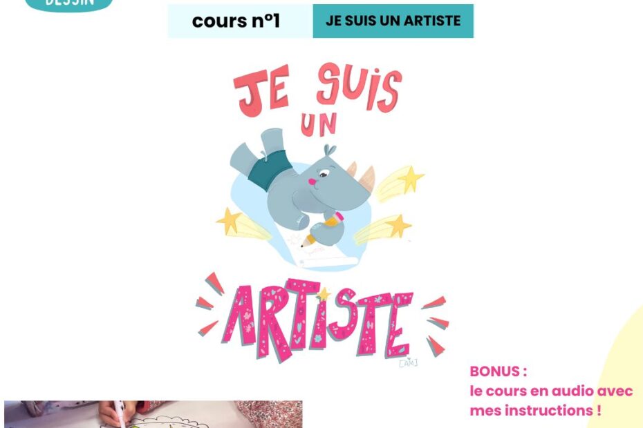 cours dessin pour enfants à télécharger