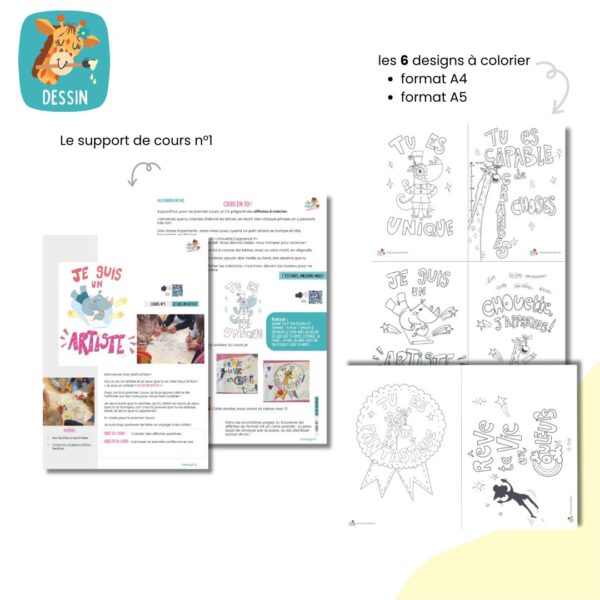 cours de dessin n°1 (audio et support pdf) - tu es un artiste – Image 2