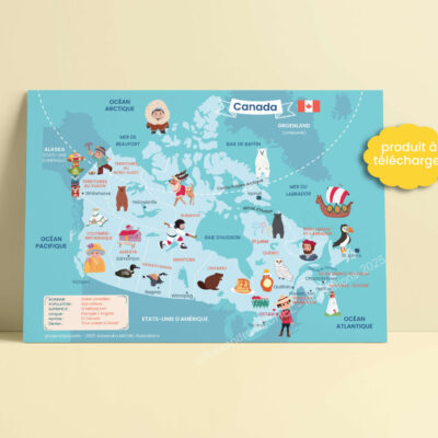 Poster illustré canada
