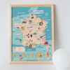 carte france Illustrée Carte de France illustrée