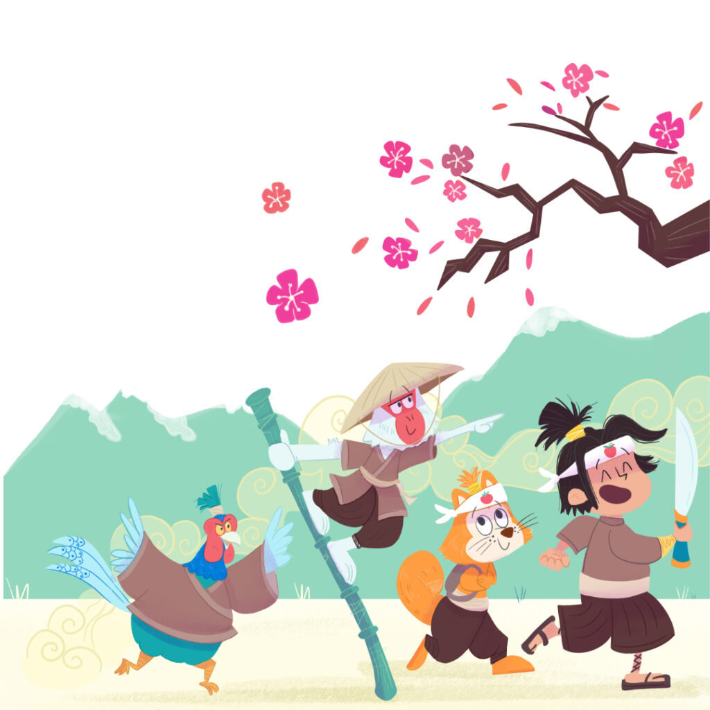 Momotaro Character design