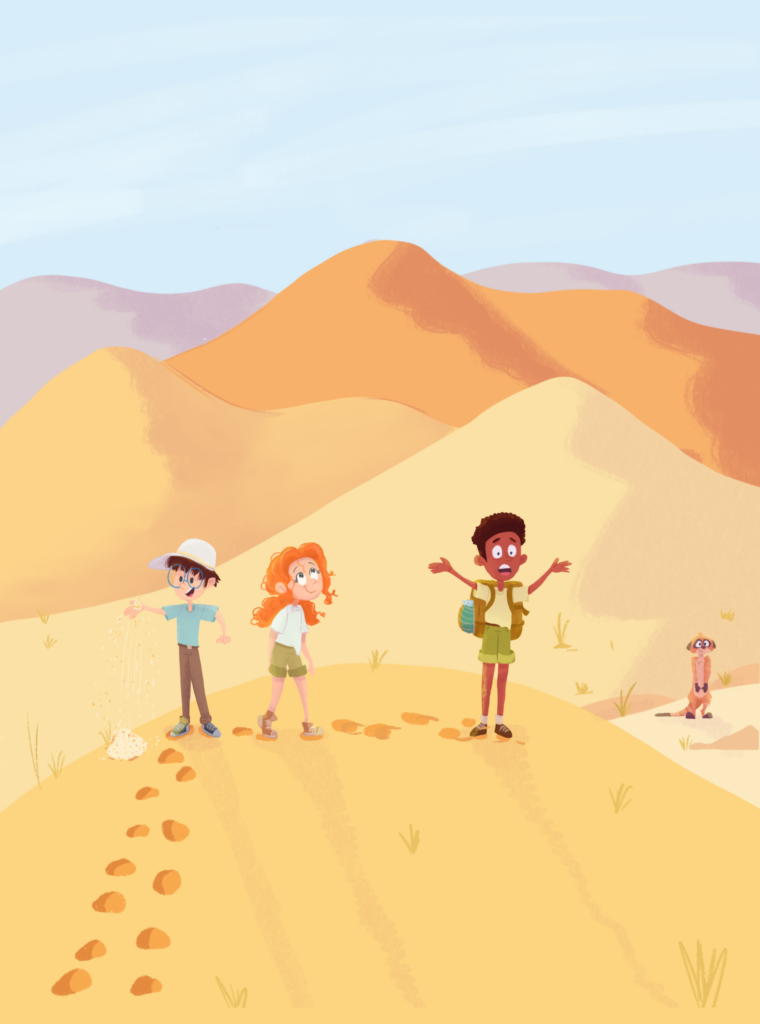 Illustration jeunesse histoire album illustré sahara