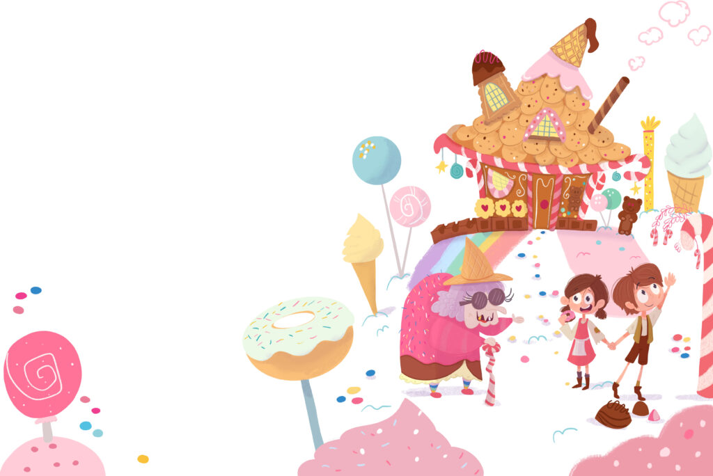 Hansel et Gretel illustration jeunesse