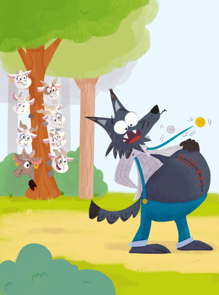 Le loup et les 7 chevreaux fin