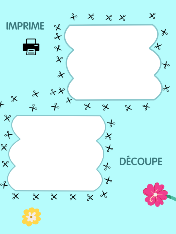 Carte de voeux -vase